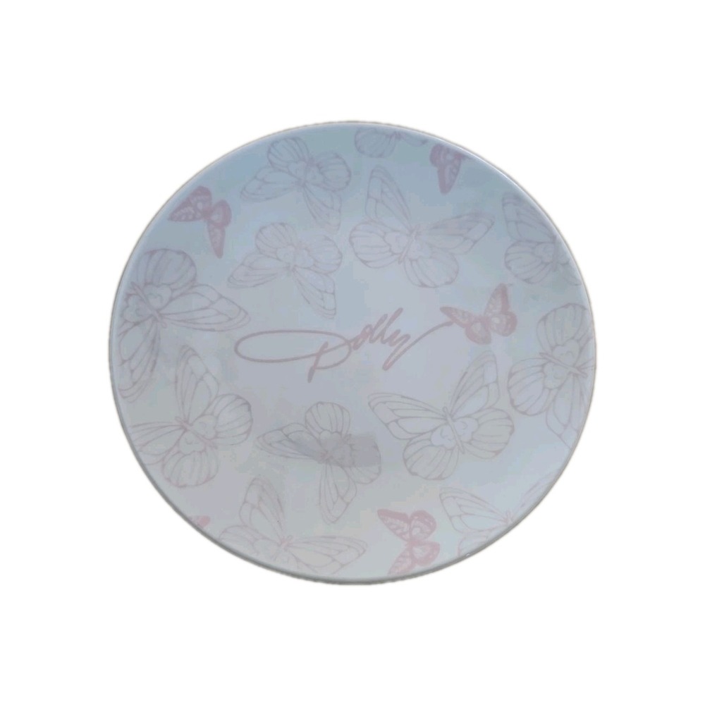 Dolly Parton Appetizer Plate- Pink Butterfly #815